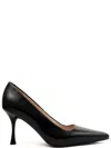 Sergio Moretti Classic Closed-high Heel Pumps With Pointed Toe In Black