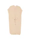 Sergio Moretti Firenze Belted Cape In Brown