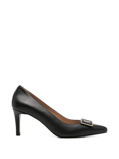 Sergio Moretti Firenze Buckle-detail Pumps In Black