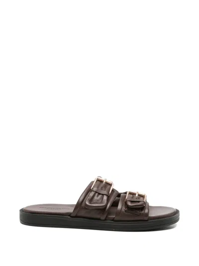 Sergio Moretti Firenze Buckle-fastening Sandals In Multi