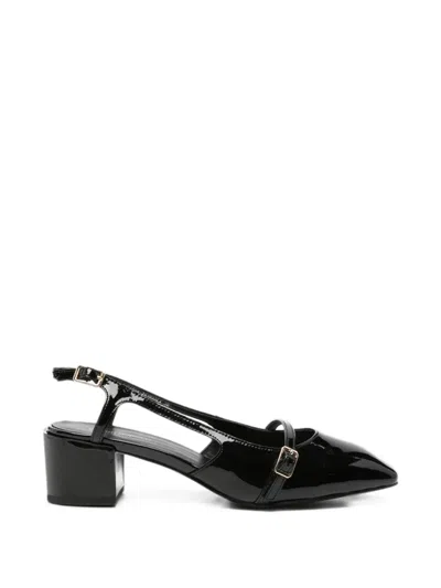 Sergio Moretti Firenze Buckle-fastening Slingback Pumps In Animal Print