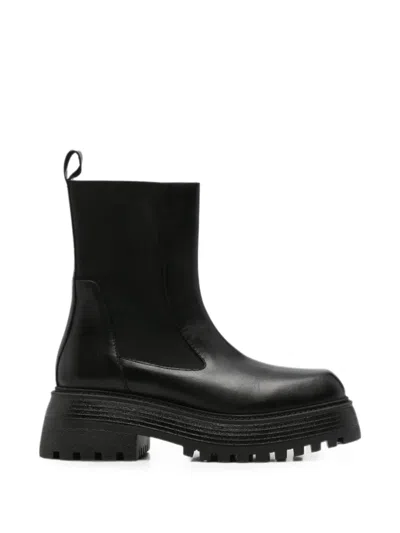 Sergio Moretti Firenze Chunky-sole Chelsea Boots In Black