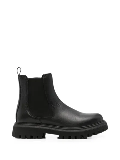 Sergio Moretti Firenze Chunky-sole Chelsea Boots In Black