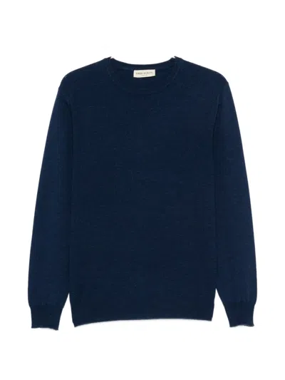 Sergio Moretti Firenze Crew-neck Sweater In Blue
