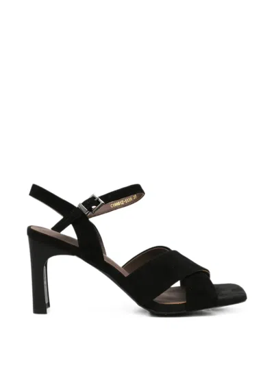 Sergio Moretti Firenze Crossover-strap Buckle-fastening Sandals In Animal Print