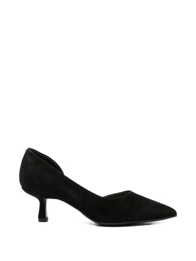 Sergio Moretti Firenze D'orsay Pointed-toe Pumps In Black