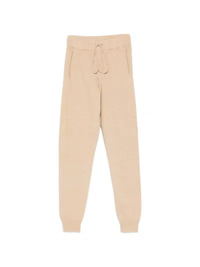 Sergio Moretti Firenze Drawstring-waistband Track Pants In Neutral
