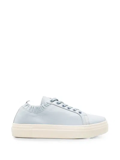 Sergio Moretti Firenze Elasticated-collar Sneakers In Blue