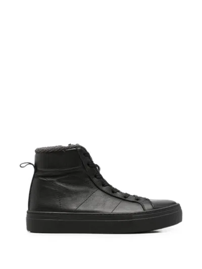 Sergio Moretti Firenze Fleece-lined High-top Sneakers In Multi