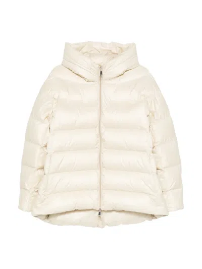 Sergio Moretti Firenze Hooded Padded Jacket In White