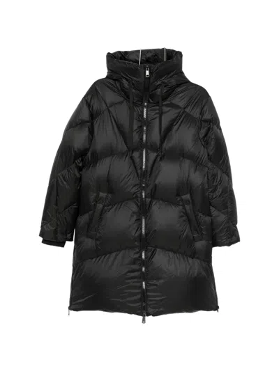 Sergio Moretti Firenze Hooded Puffer Coat In Black