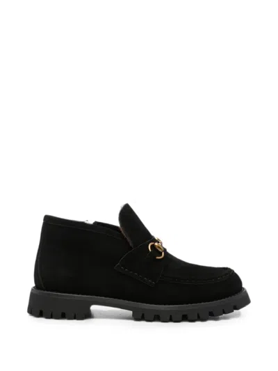 Sergio Moretti Firenze Horsebit Boots In Black