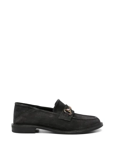 Sergio Moretti Firenze Horsebit-detail Loafers In Black