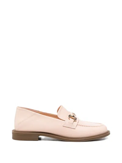 Sergio Moretti Firenze Horsebit-detail Loafers In Pink