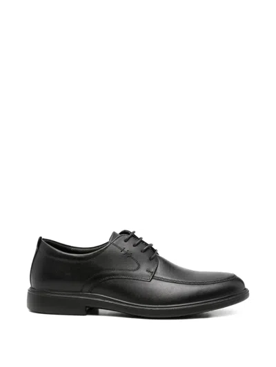 Sergio Moretti Firenze Lace-up Derby Shoes In Black