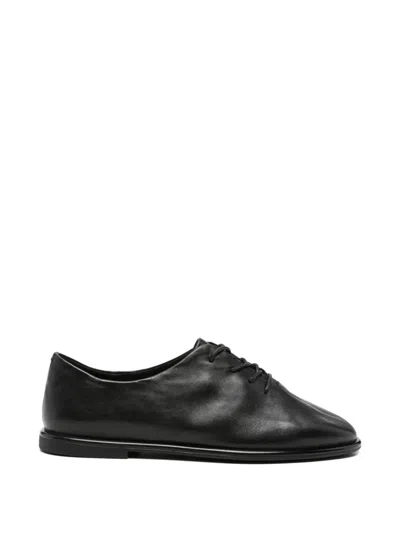 Sergio Moretti Firenze Lace-up Leather Oxford Shoes In Black