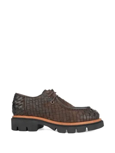 Sergio Moretti Firenze Lace-up Loafers In Multi