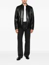 Sergio Moretti Firenze Leather Jacket In Black