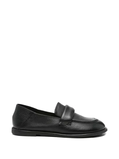 Sergio Moretti Firenze Leather Loafers In Black