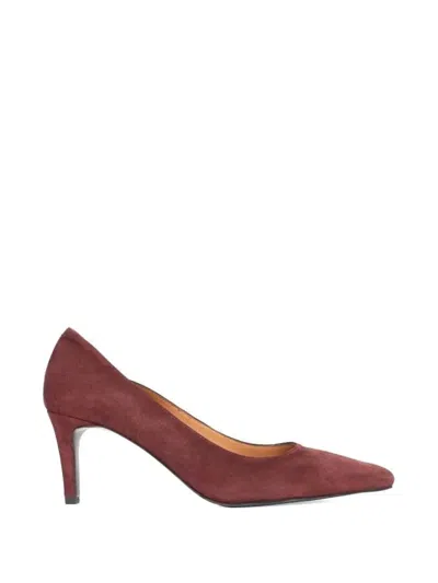 Sergio Moretti Firenze Pointed-toe Heeled Pumps In Red