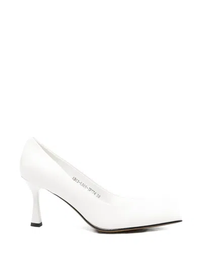 Sergio Moretti Firenze Pointed-toe Pumps In White