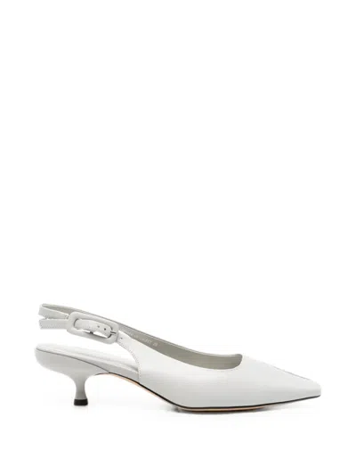 Sergio Moretti Firenze Pointed-toe Slingback Pumps In Animal Print