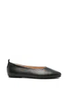 Sergio Moretti Firenze Pull-tab Ballet Flats In Black
