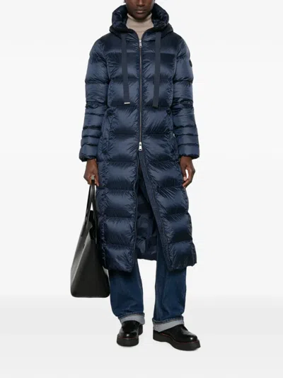 Sergio Moretti Firenze Quilted Hooded Coat In Multi