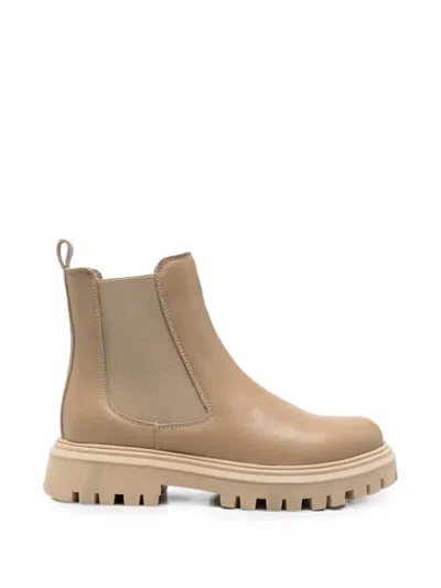 Sergio Moretti Firenze Round-toe Chelsea Boots In Brown