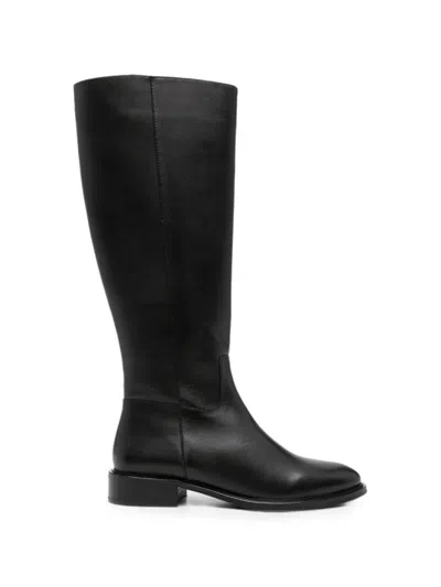 Sergio Moretti Firenze Side-zip Boots In Black