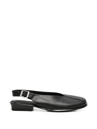 Sergio Moretti Firenze Slingback Square-toe Pumps In Animal Print