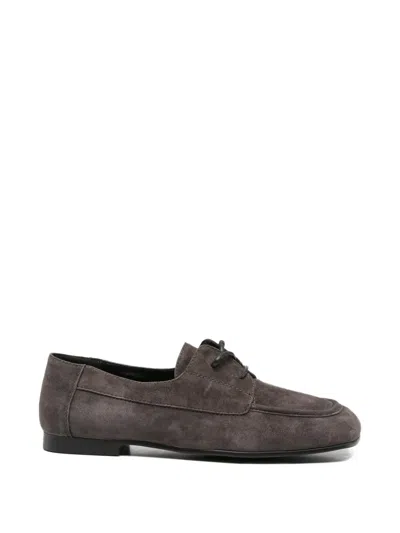 Sergio Moretti Firenze Suede Derby Shoes In Blue