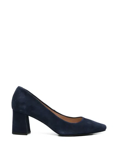Sergio Moretti Firenze Suede Pumps In Blue