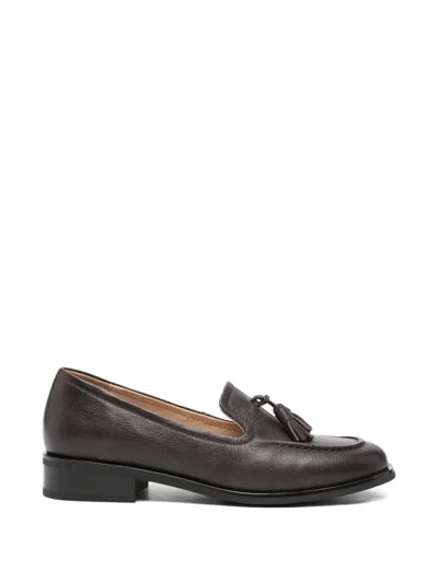 Sergio Moretti Firenze Tassel-detail Loafers In Gray