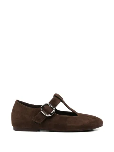 Sergio Moretti Firenze T-bar Buckle-fastening Ballet Flats