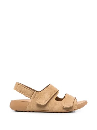 Sergio Moretti Firenze Touch-strap Suede Sandals In Multi