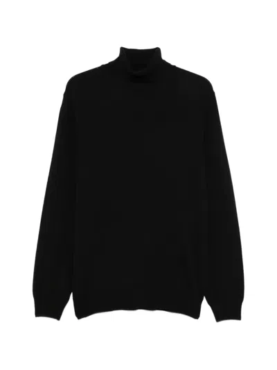 Sergio Moretti Firenze Turtleneck Sweater In Black