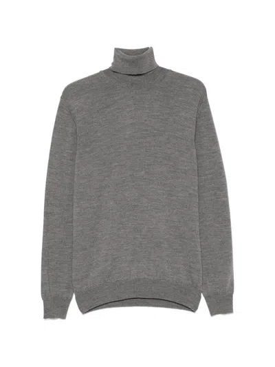 Sergio Moretti Firenze Turtleneck Sweater In Gray