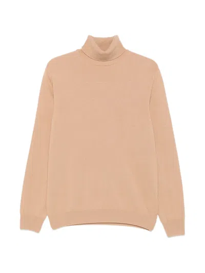 Sergio Moretti Firenze Turtleneck Sweater In Neutral