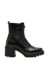 Sergio Moretti Firenze Zip-front Chunky Ankle Boots In Multi