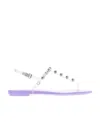 Sergio Rossi Synthetic Fibers Sandals In Purple