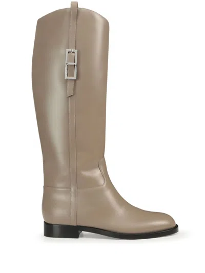 Sergio Rossi 20mm Sr Nora Boots In 中性色