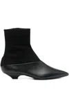 Sergio Rossi 30mm Pointed-toe Boots In Black