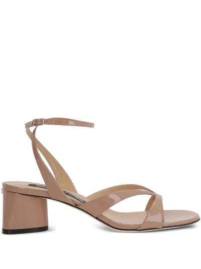 Sergio Rossi 50mm Ankle-strap Sandals In Pink