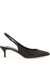 Sergio Rossi 50mm Godiva Pumps In Black