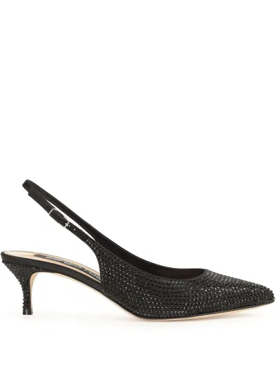 Sergio Rossi 50mm Godiva Pumps In Black