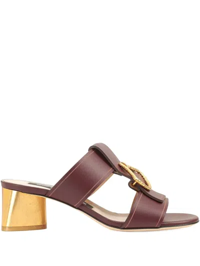 Sergio Rossi 50mm Leather Sandals