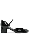 Sergio Rossi Black Sr Pilier Decollete In Schwarz