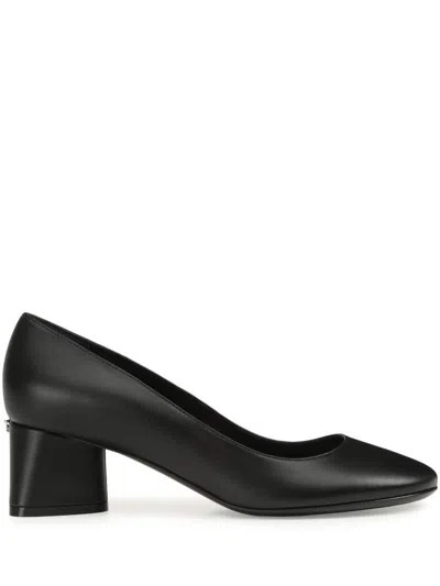 Sergio Rossi 50mm Sr Piller Pumps In Black