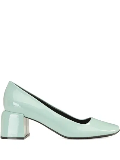 Sergio Rossi 55mm Block Heel Pumps In Blue